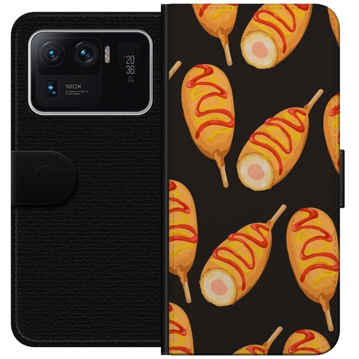Plånboksfodral till Xiaomi Mi 11 Ultra med Kycklingklubba motiv i gruppen SMARTPHONE & SURFPLATTOR / Mobilskydd / Xiaomi hos TP E-commerce Nordic AB (A64961)