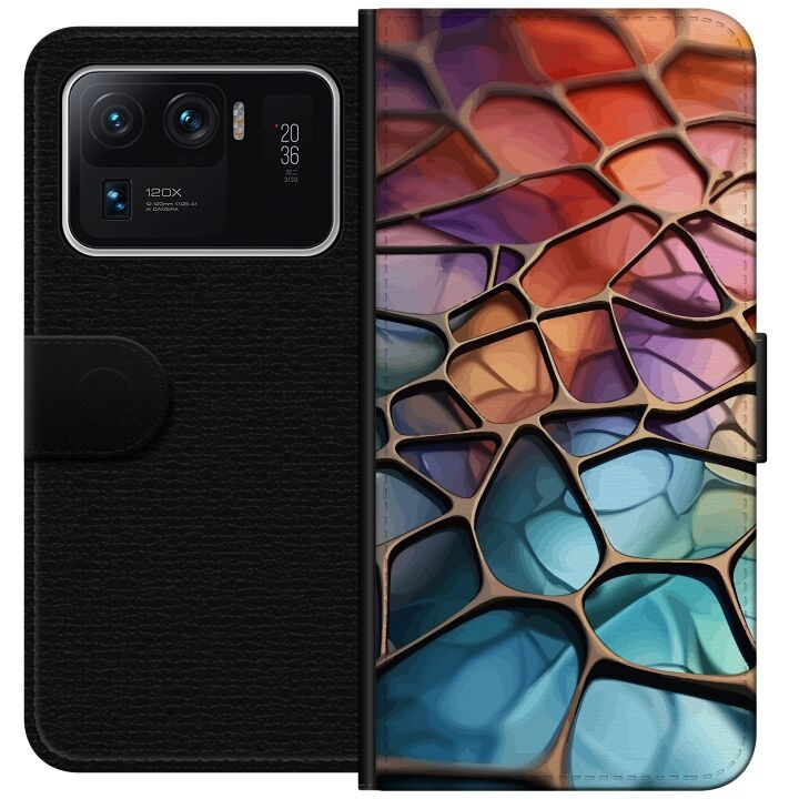 Plånboksfodral till Xiaomi Mi 11 Ultra med Metalliskt mönster motiv i gruppen SMARTPHONE & SURFPLATTOR / Mobilskydd / Xiaomi hos TP E-commerce Nordic AB (A64962)