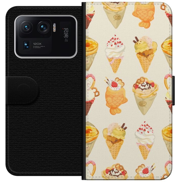 Plånboksfodral till Xiaomi Mi 11 Ultra med Glassigt motiv i gruppen SMARTPHONE & SURFPLATTOR / Mobilskydd / Xiaomi hos TP E-commerce Nordic AB (A64963)