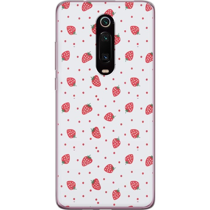 Mobilskal till Xiaomi Mi 9T Pro med Jordgubbar motiv i gruppen SMARTPHONE & SURFPLATTOR / Mobilskydd / Xiaomi hos TP E-commerce Nordic AB (A65023)