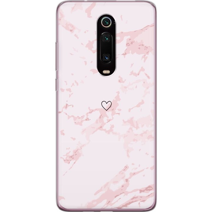 Mobilskal till Xiaomi Mi 9T Pro med Rosa Hjärta motiv i gruppen SMARTPHONE & SURFPLATTOR / Mobilskydd / Xiaomi hos TP E-commerce Nordic AB (A65029)