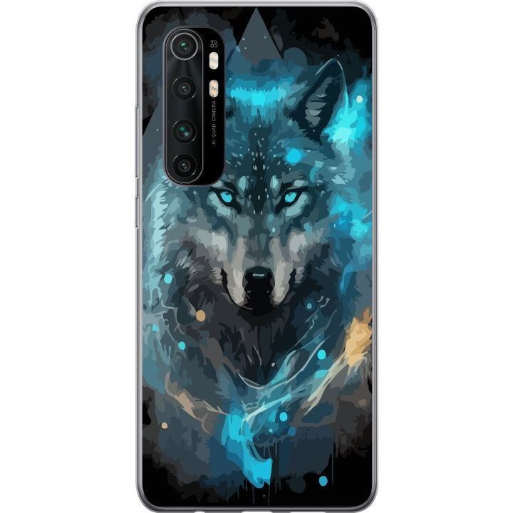 Mobilskal till Xiaomi Mi Note 10 Lite med Varg motiv i gruppen SMARTPHONE & SURFPLATTOR / Mobilskydd / Xiaomi hos TP E-commerce Nordic AB (A65065)