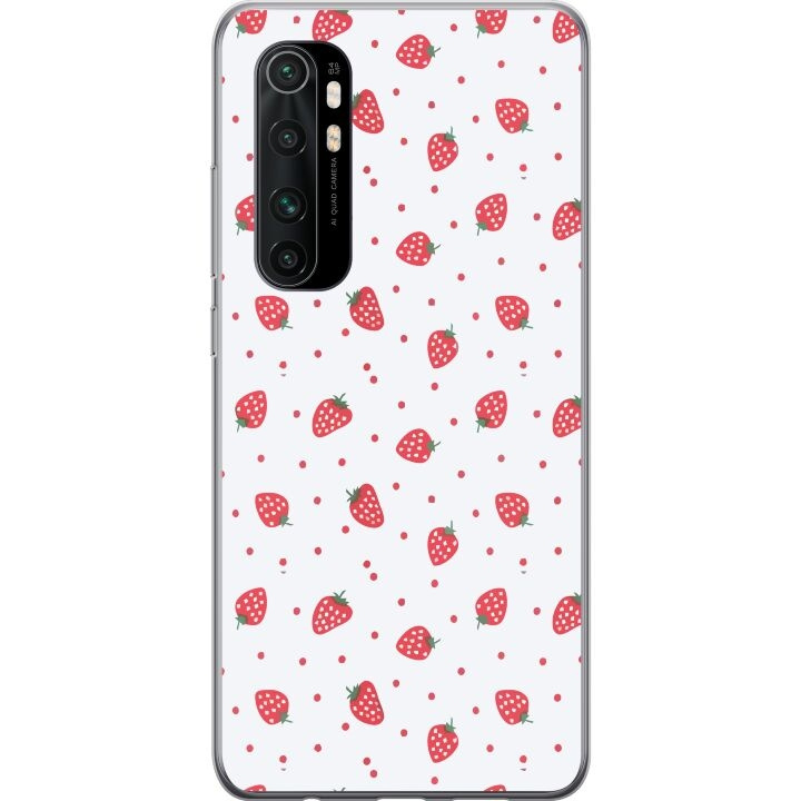 Mobilskal till Xiaomi Mi Note 10 Lite med Jordgubbar motiv i gruppen SMARTPHONE & SURFPLATTOR / Mobilskydd / Xiaomi hos TP E-commerce Nordic AB (A65077)