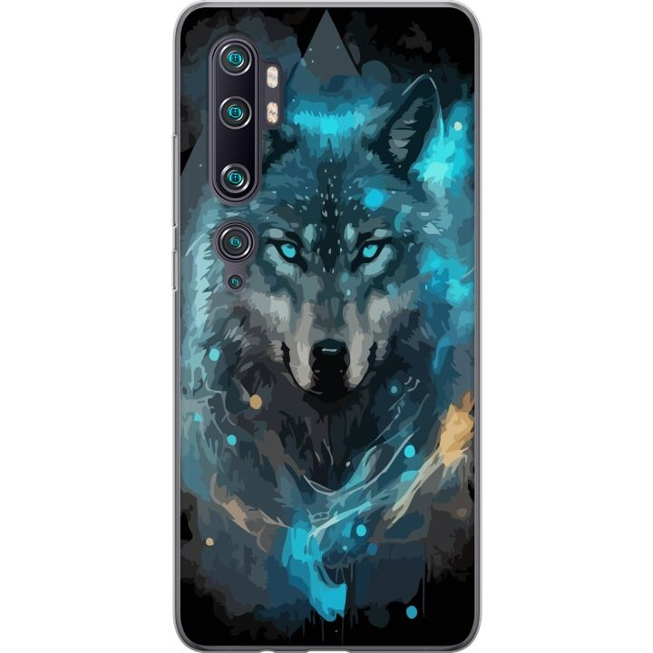 Mobilskal till Xiaomi Mi Note 10 Pro med Varg motiv i gruppen SMARTPHONE & SURFPLATTOR / Mobilskydd / Xiaomi hos TP E-commerce Nordic AB (A65092)
