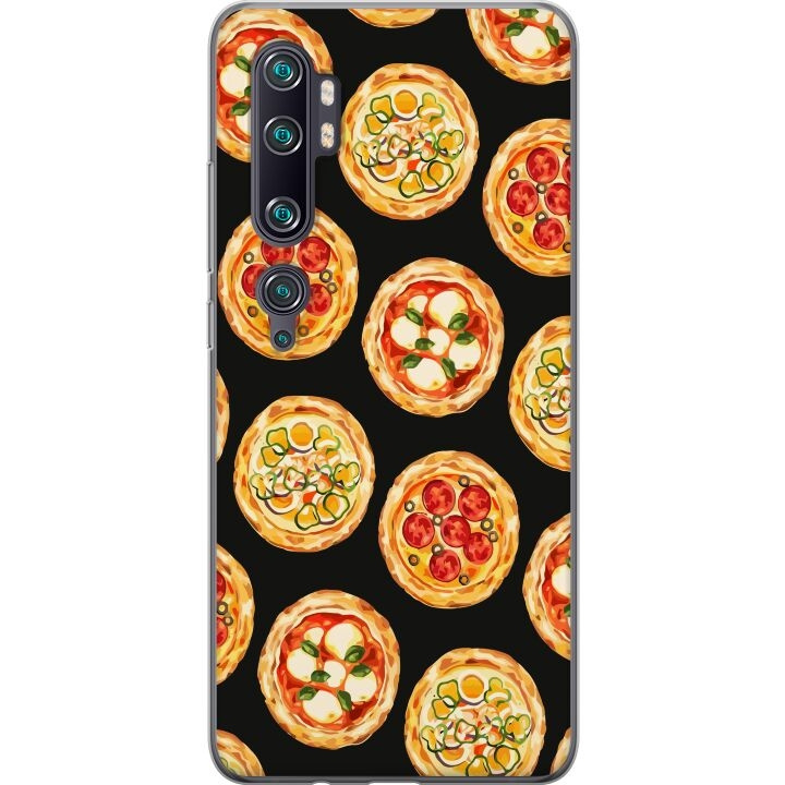 Mobilskal till Xiaomi Mi Note 10 Pro med Pizza motiv i gruppen SMARTPHONE & SURFPLATTOR / Mobilskydd / Xiaomi hos TP E-commerce Nordic AB (A65100)