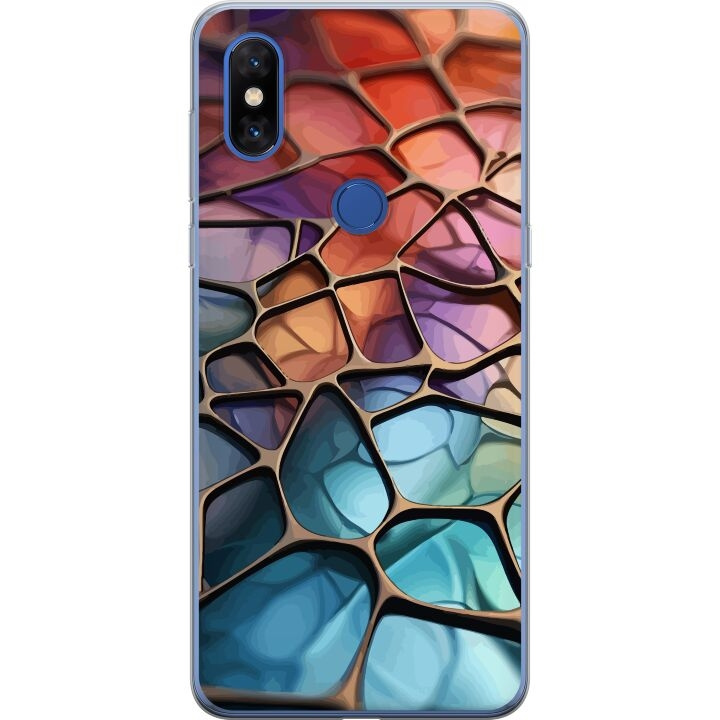 Mobilskal till Xiaomi Mi Mix 3 med Metalliskt mönster motiv i gruppen SMARTPHONE & SURFPLATTOR / Mobilskydd / Xiaomi hos TP E-commerce Nordic AB (A65124)