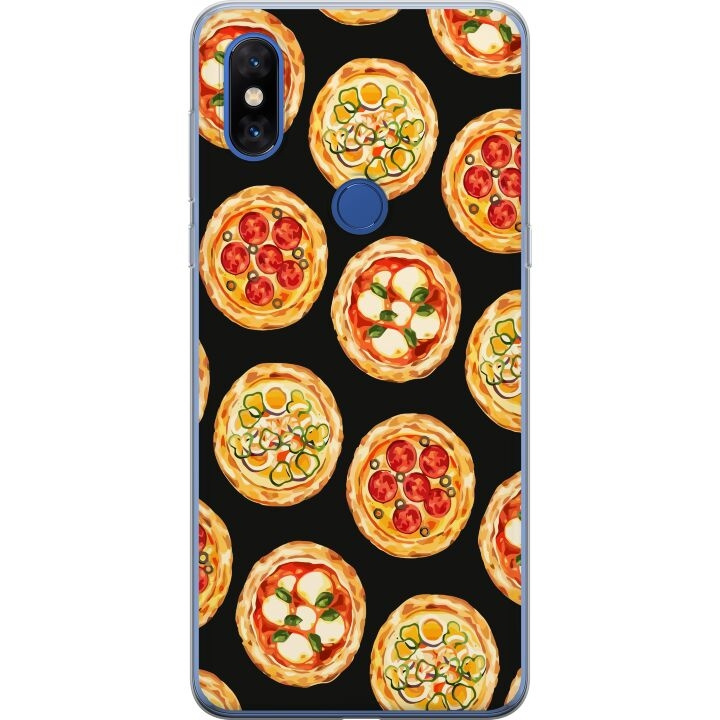 Mobilskal till Xiaomi Mi Mix 3 med Pizza motiv i gruppen SMARTPHONE & SURFPLATTOR / Mobilskydd / Xiaomi hos TP E-commerce Nordic AB (A65127)