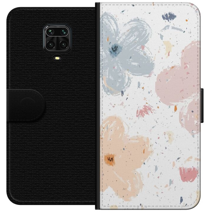 Plånboksfodral till Xiaomi Redmi Note 9 Pro med Blommor motiv i gruppen SMARTPHONE & SURFPLATTOR / Mobilskydd / Xiaomi hos TP E-commerce Nordic AB (A65153)