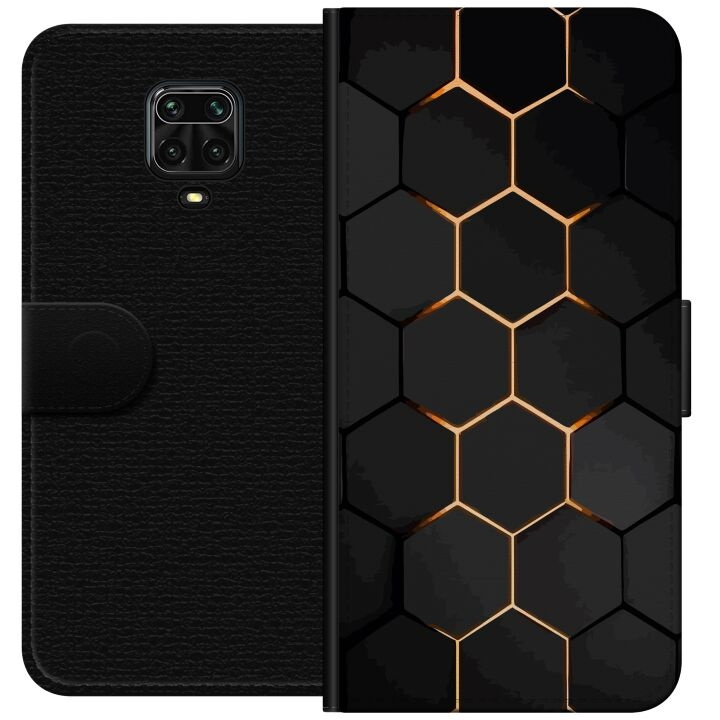 Plånboksfodral till Xiaomi Redmi Note 9 Pro med Lyxigt Mönster motiv i gruppen SMARTPHONE & SURFPLATTOR / Mobilskydd / Xiaomi hos TP E-commerce Nordic AB (A65166)