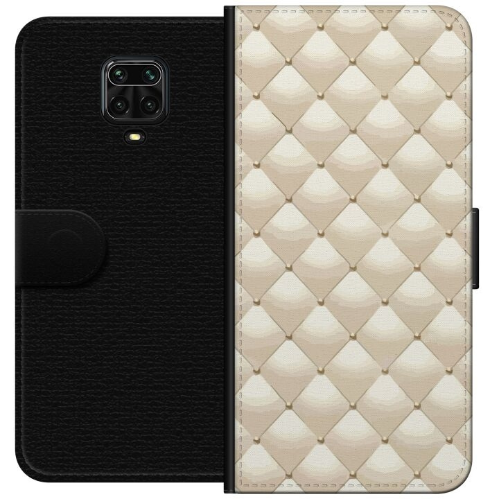 Plånboksfodral till Xiaomi Redmi Note 9 Pro med Guldglans motiv i gruppen SMARTPHONE & SURFPLATTOR / Mobilskydd / Xiaomi hos TP E-commerce Nordic AB (A65167)
