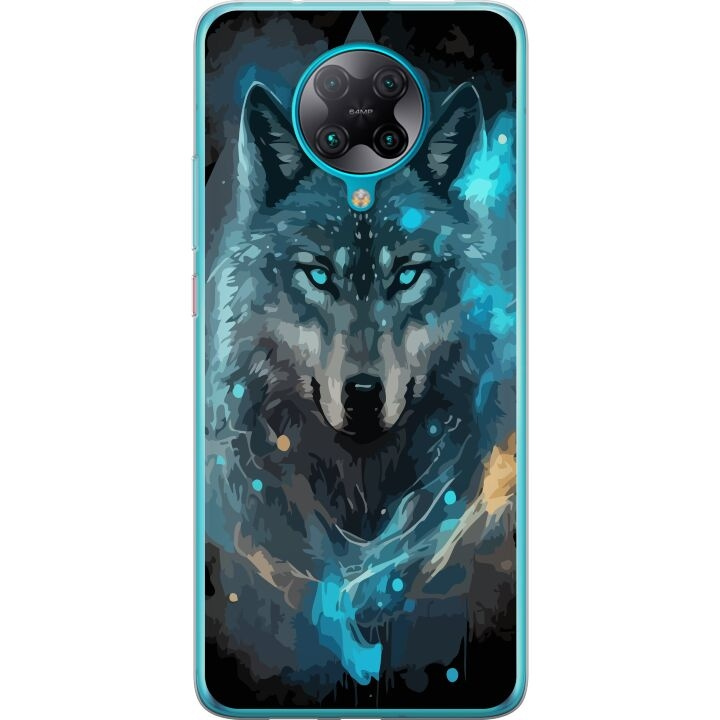 Mobilskal till Xiaomi Poco F2 Pro med Varg motiv i gruppen SMARTPHONE & SURFPLATTOR / Mobilskydd / Xiaomi hos TP E-commerce Nordic AB (A65200)