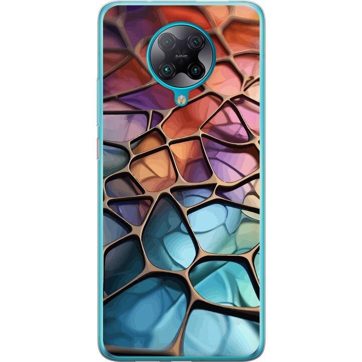 Mobilskal till Xiaomi Poco F2 Pro med Metalliskt mönster motiv i gruppen SMARTPHONE & SURFPLATTOR / Mobilskydd / Xiaomi hos TP E-commerce Nordic AB (A65205)