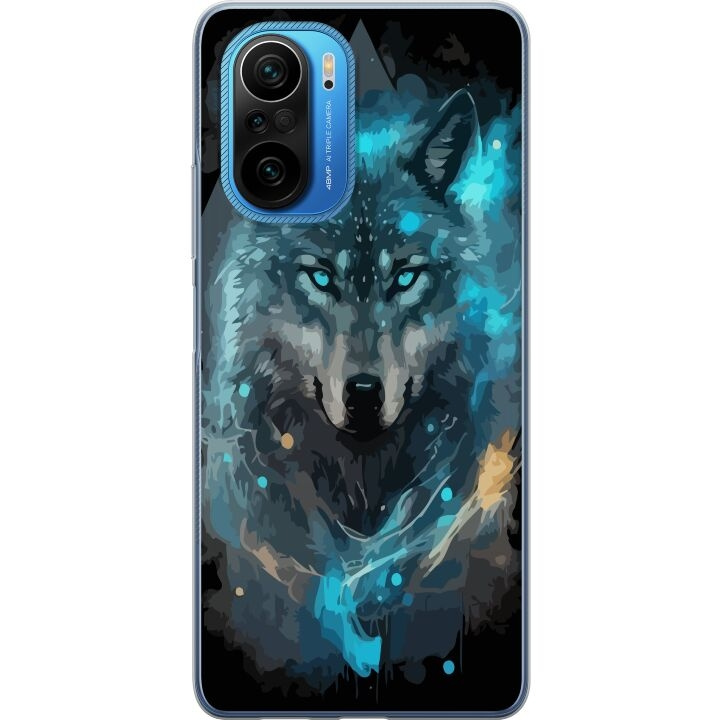 Mobilskal till Xiaomi Poco F3 med Varg motiv i gruppen SMARTPHONE & SURFPLATTOR / Mobilskydd / Xiaomi hos TP E-commerce Nordic AB (A65227)