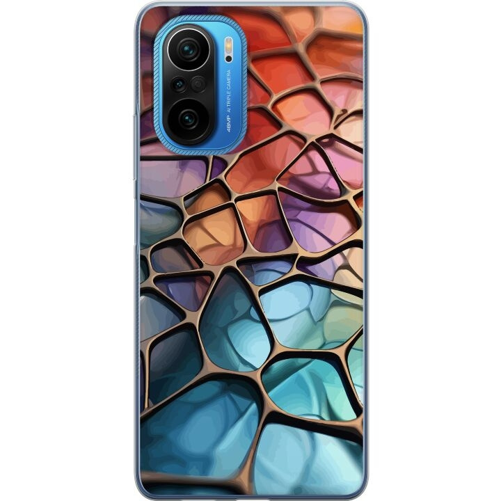 Mobilskal till Xiaomi Poco F3 med Metalliskt mönster motiv i gruppen SMARTPHONE & SURFPLATTOR / Mobilskydd / Xiaomi hos TP E-commerce Nordic AB (A65232)