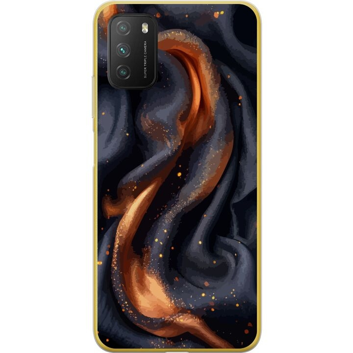 Mobilskal till Xiaomi Poco M3 med Eldigt silke motiv i gruppen SMARTPHONE & SURFPLATTOR / Mobilskydd / Xiaomi hos TP E-commerce Nordic AB (A65304)