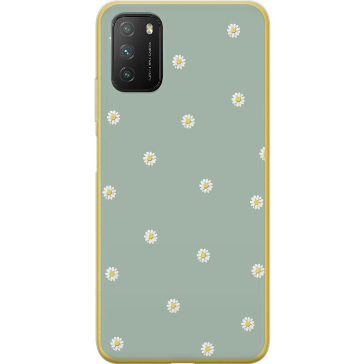 Mobilskal till Xiaomi Poco M3 med Prästkragar motiv i gruppen SMARTPHONE & SURFPLATTOR / Mobilskydd / Xiaomi hos TP E-commerce Nordic AB (A65307)