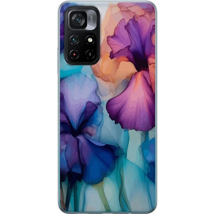 Mobilskal till Xiaomi Poco M4 Pro 5G med Magiska blommor motiv i gruppen SMARTPHONE & SURFPLATTOR / Mobilskydd / Xiaomi hos TP E-commerce Nordic AB (A65333)