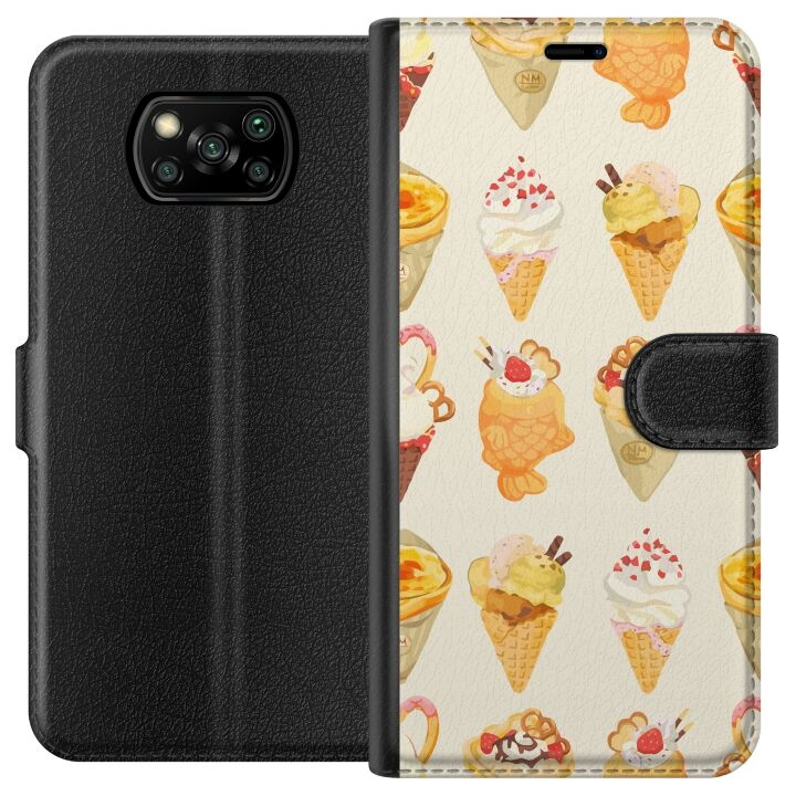 Plånboksfodral till Xiaomi Poco X3 NFC med Glassigt motiv i gruppen SMARTPHONE & SURFPLATTOR / Mobilskydd / Xiaomi hos TP E-commerce Nordic AB (A65368)