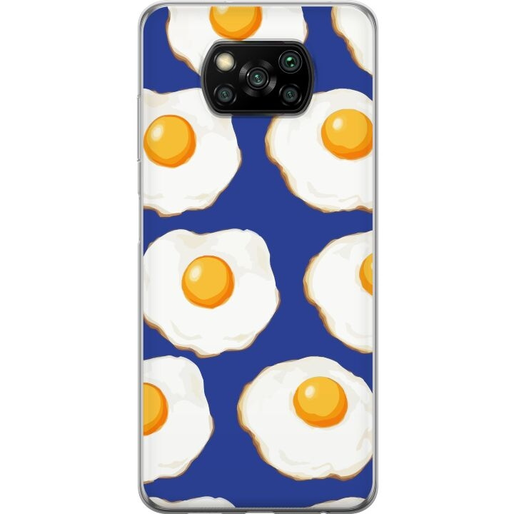 Mobilskal till Xiaomi Poco X3 NFC med Stekta ägg motiv i gruppen SMARTPHONE & SURFPLATTOR / Mobilskydd / Xiaomi hos TP E-commerce Nordic AB (A65390)