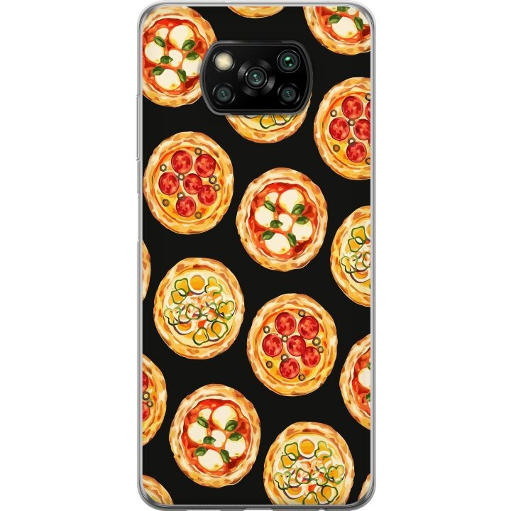 Mobilskal till Xiaomi Poco X3 NFC med Pizza motiv i gruppen SMARTPHONE & SURFPLATTOR / Mobilskydd / Xiaomi hos TP E-commerce Nordic AB (A65397)