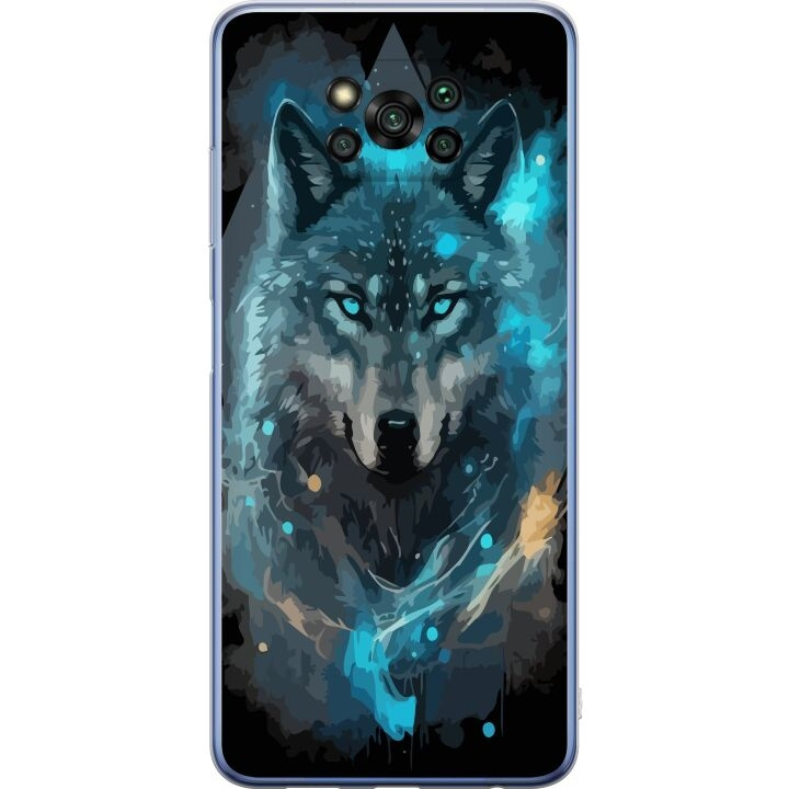 Mobilskal till Xiaomi Poco X3 Pro med Varg motiv i gruppen SMARTPHONE & SURFPLATTOR / Mobilskydd / Xiaomi hos TP E-commerce Nordic AB (A65416)