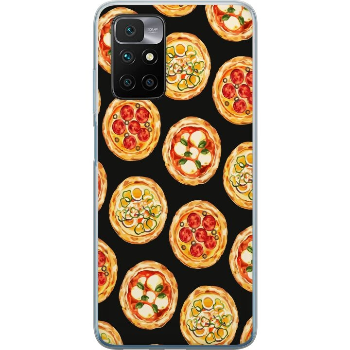 Mobilskal till Xiaomi Redmi 10 med Pizza motiv i gruppen SMARTPHONE & SURFPLATTOR / Mobilskydd / Xiaomi hos TP E-commerce Nordic AB (A65478)