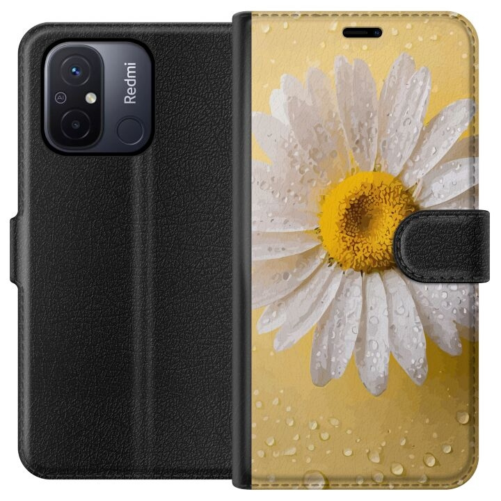 Plånboksfodral till Xiaomi Redmi 12C med Porslinsblomma motiv i gruppen SMARTPHONE & SURFPLATTOR / Mobilskydd / Xiaomi hos TP E-commerce Nordic AB (A65546)