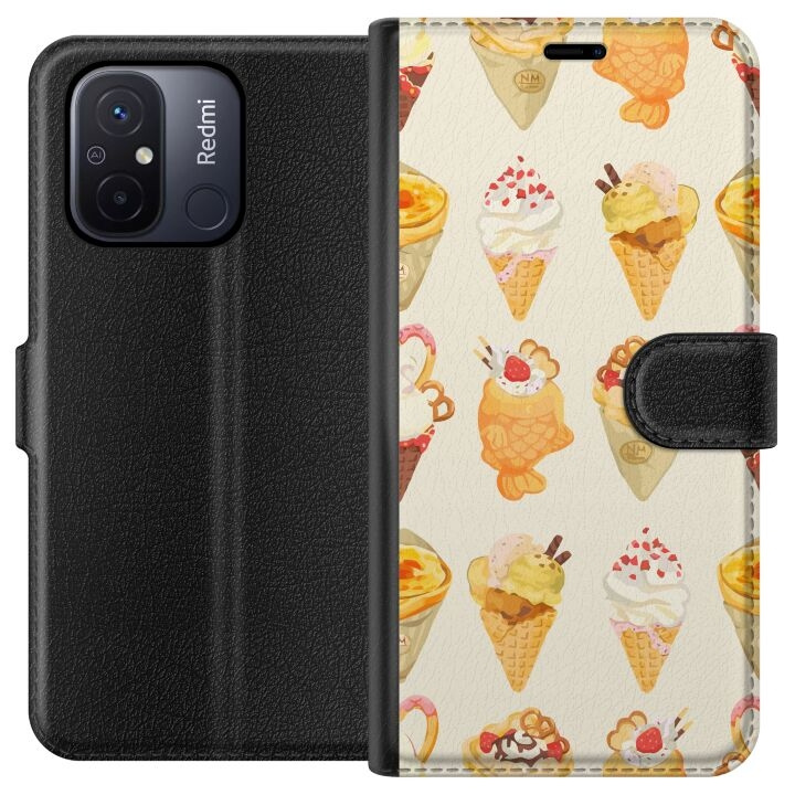 Plånboksfodral till Xiaomi Redmi 12C med Glassigt motiv i gruppen SMARTPHONE & SURFPLATTOR / Mobilskydd / Xiaomi hos TP E-commerce Nordic AB (A65557)