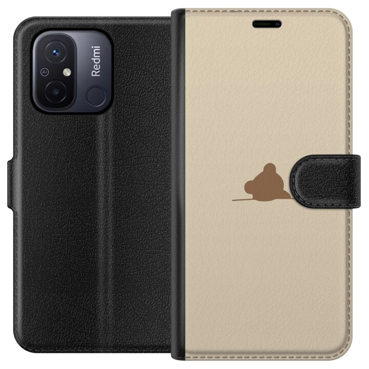 Plånboksfodral till Xiaomi Redmi 12C med Nalle motiv i gruppen SMARTPHONE & SURFPLATTOR / Mobilskydd / Xiaomi hos TP E-commerce Nordic AB (A65566)