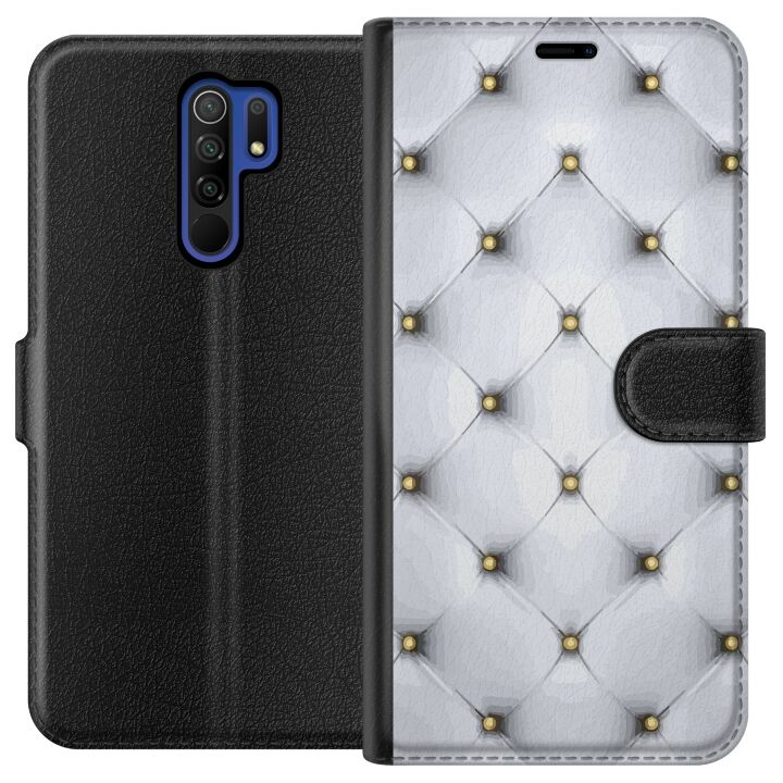 Plånboksfodral till Xiaomi Redmi 9 med Lyxigt motiv i gruppen SMARTPHONE & SURFPLATTOR / Mobilskydd / Xiaomi hos TP E-commerce Nordic AB (A65641)