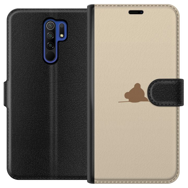 Plånboksfodral till Xiaomi Redmi 9 med Nalle motiv i gruppen SMARTPHONE & SURFPLATTOR / Mobilskydd / Xiaomi hos TP E-commerce Nordic AB (A65647)