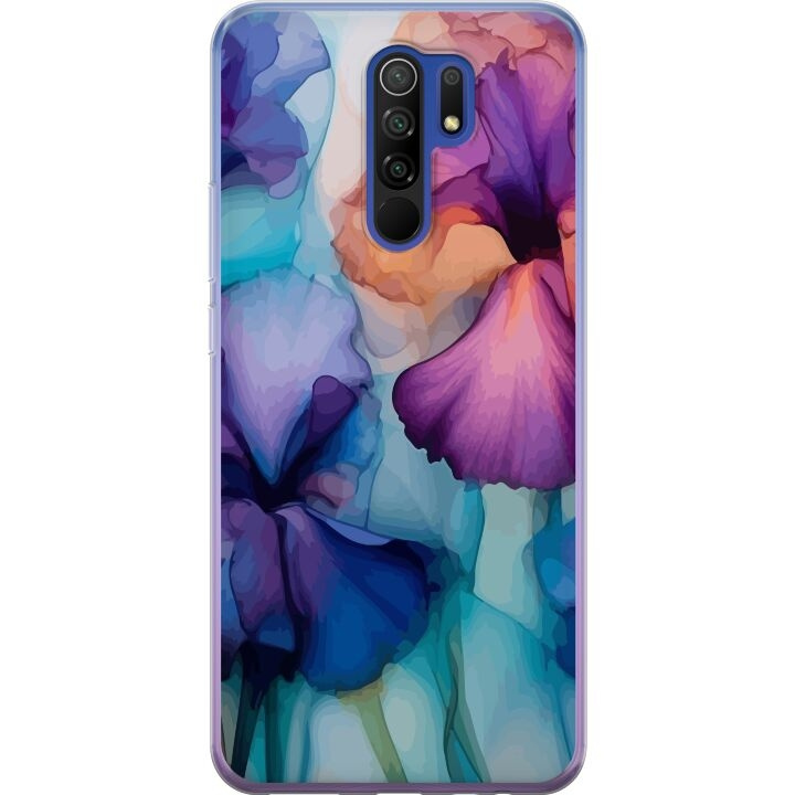 Mobilskal till Xiaomi Redmi 9 med Magiska blommor motiv i gruppen SMARTPHONE & SURFPLATTOR / Mobilskydd / Xiaomi hos TP E-commerce Nordic AB (A65657)