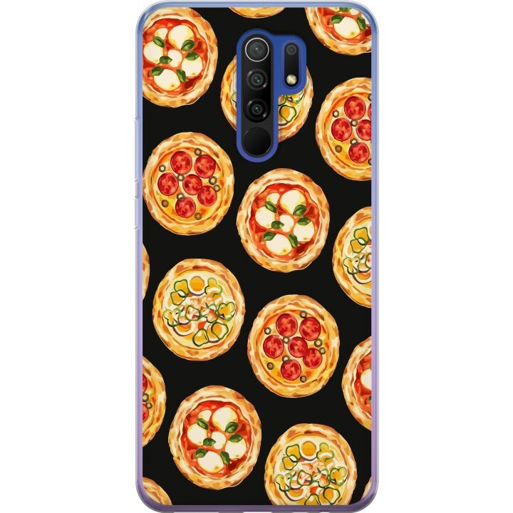 Mobilskal till Xiaomi Redmi 9 med Pizza motiv i gruppen SMARTPHONE & SURFPLATTOR / Mobilskydd / Xiaomi hos TP E-commerce Nordic AB (A65667)