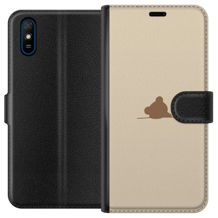 Plånboksfodral till Xiaomi Redmi 9A med Nalle motiv i gruppen SMARTPHONE & SURFPLATTOR / Mobilskydd / Xiaomi hos TP E-commerce Nordic AB (A65701)