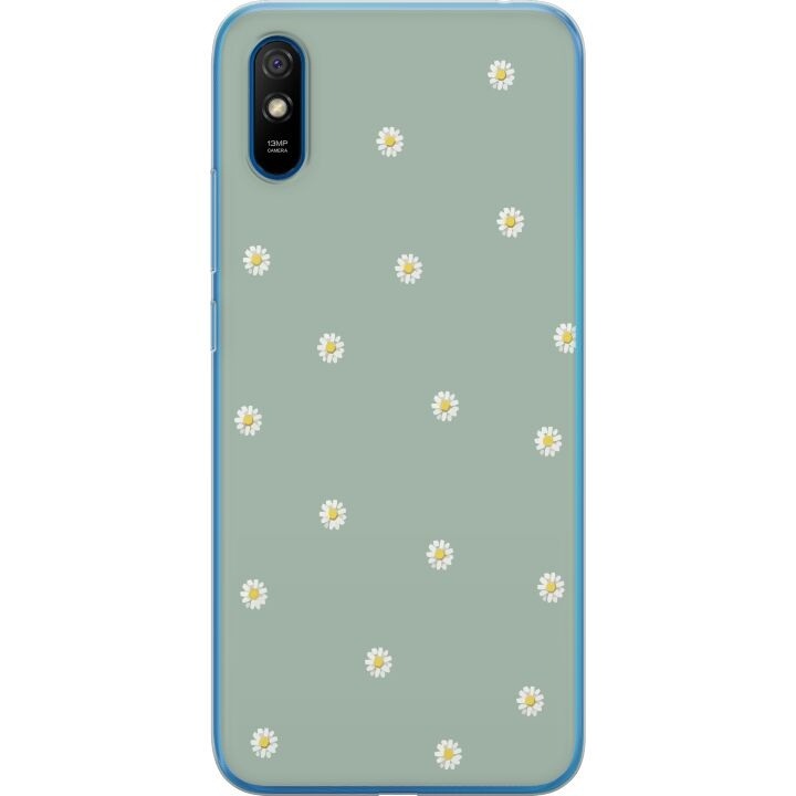 Mobilskal till Xiaomi Redmi 9A med Prästkragar motiv i gruppen SMARTPHONE & SURFPLATTOR / Mobilskydd / Xiaomi hos TP E-commerce Nordic AB (A65712)