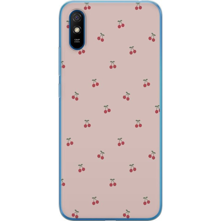 Mobilskal till Xiaomi Redmi 9A med Körsbär motiv i gruppen SMARTPHONE & SURFPLATTOR / Mobilskydd / Xiaomi hos TP E-commerce Nordic AB (A65715)