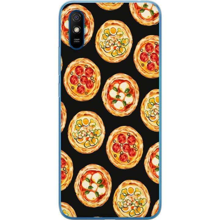 Mobilskal till Xiaomi Redmi 9A med Pizza motiv i gruppen SMARTPHONE & SURFPLATTOR / Mobilskydd / Xiaomi hos TP E-commerce Nordic AB (A65721)