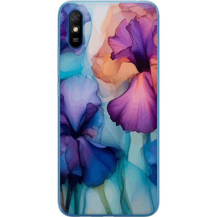 Mobilskal till Xiaomi Redmi 9AT med Magiska blommor motiv i gruppen SMARTPHONE & SURFPLATTOR / Mobilskydd / Xiaomi hos TP E-commerce Nordic AB (A65738)