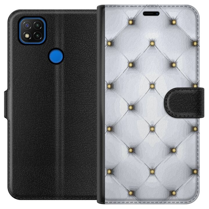 Plånboksfodral till Xiaomi Redmi 9C med Lyxigt motiv i gruppen SMARTPHONE & SURFPLATTOR / Mobilskydd / Xiaomi hos TP E-commerce Nordic AB (A65776)
