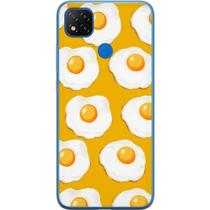 Mobilskal till Xiaomi Redmi 9C med Stekt ägg motiv i gruppen SMARTPHONE & SURFPLATTOR / Mobilskydd / Xiaomi hos TP E-commerce Nordic AB (A65791)