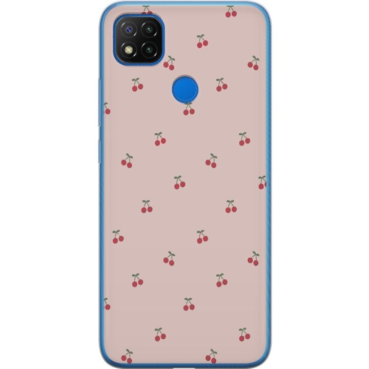 Mobilskal till Xiaomi Redmi 9C med Körsbär motiv i gruppen SMARTPHONE & SURFPLATTOR / Mobilskydd / Xiaomi hos TP E-commerce Nordic AB (A65796)