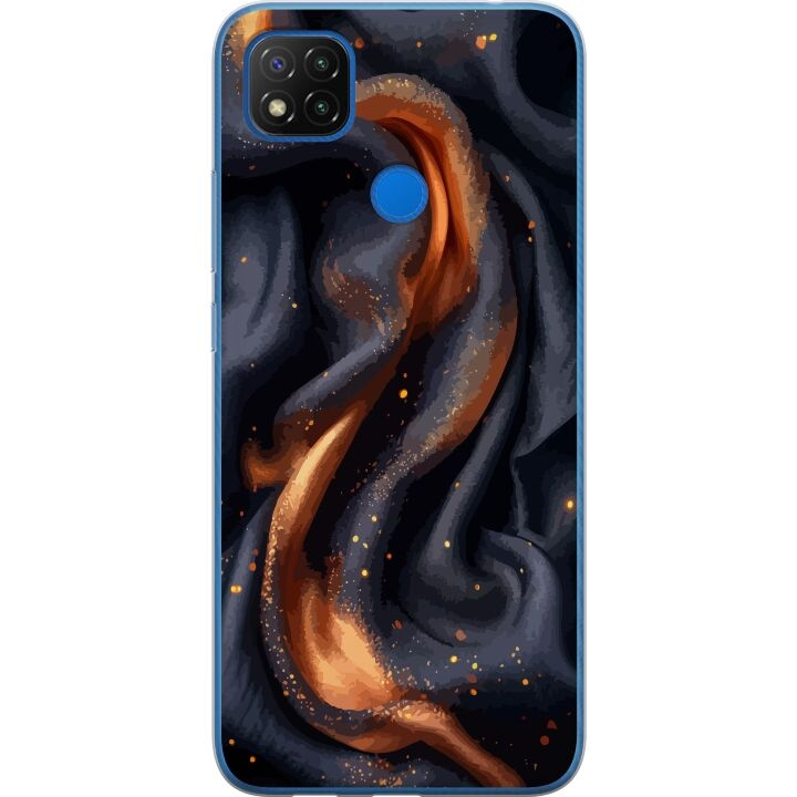 Mobilskal till Xiaomi Redmi 9C NFC med Eldigt silke motiv i gruppen SMARTPHONE & SURFPLATTOR / Mobilskydd / Xiaomi hos TP E-commerce Nordic AB (A65817)