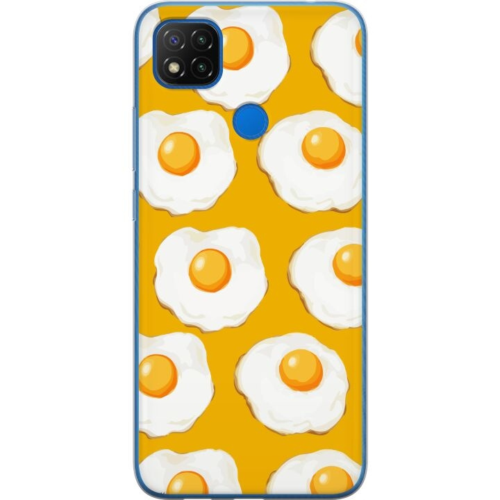 Mobilskal till Xiaomi Redmi 9C NFC med Stekt ägg motiv i gruppen SMARTPHONE & SURFPLATTOR / Mobilskydd / Xiaomi hos TP E-commerce Nordic AB (A65818)