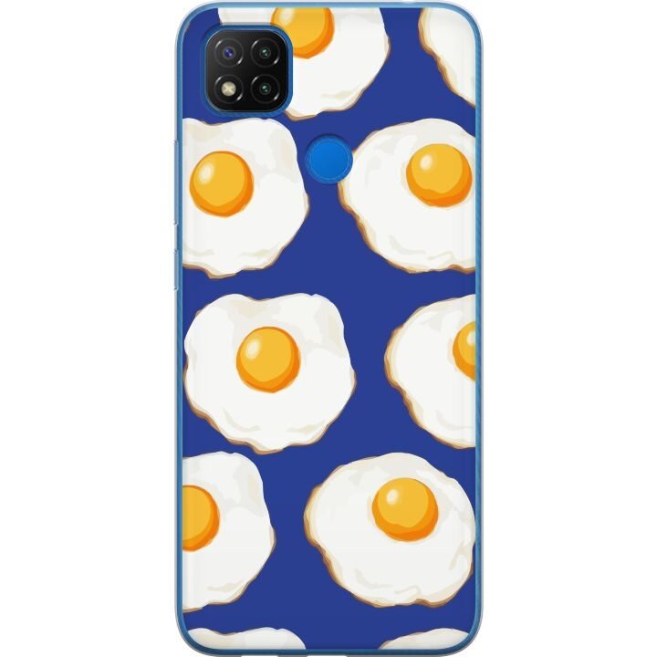 Mobilskal till Xiaomi Redmi 9C NFC med Stekta ägg motiv i gruppen SMARTPHONE & SURFPLATTOR / Mobilskydd / Xiaomi hos TP E-commerce Nordic AB (A65822)