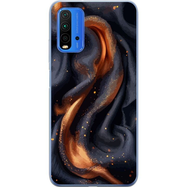 Mobilskal till Xiaomi Redmi 9T med Eldigt silke motiv i gruppen SMARTPHONE & SURFPLATTOR / Mobilskydd / Xiaomi hos TP E-commerce Nordic AB (A65844)