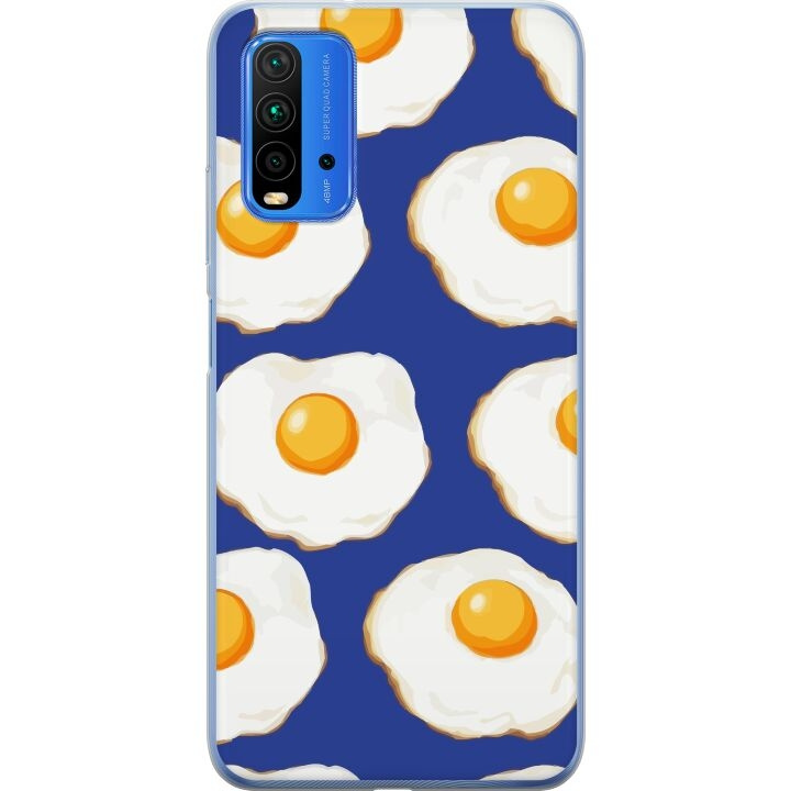 Mobilskal till Xiaomi Redmi 9T med Stekta ägg motiv i gruppen SMARTPHONE & SURFPLATTOR / Mobilskydd / Xiaomi hos TP E-commerce Nordic AB (A65849)