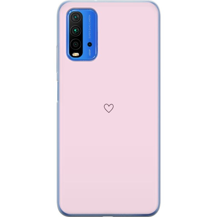 Mobilskal till Xiaomi Redmi 9T med Hjärta motiv i gruppen SMARTPHONE & SURFPLATTOR / Mobilskydd / Xiaomi hos TP E-commerce Nordic AB (A65862)