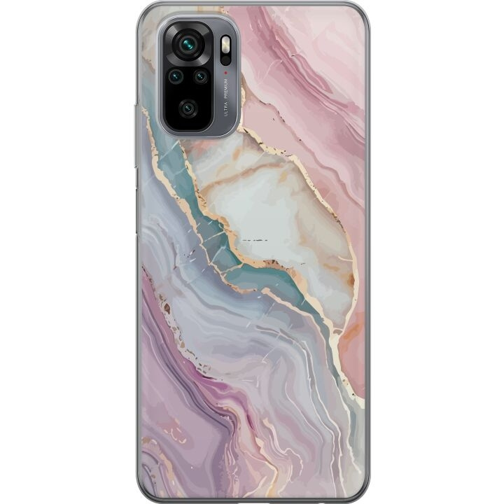 Mobilskal till Xiaomi Redmi Note 10 med Marmor motiv i gruppen SMARTPHONE & SURFPLATTOR / Mobilskydd / Xiaomi hos TP E-commerce Nordic AB (A65919)