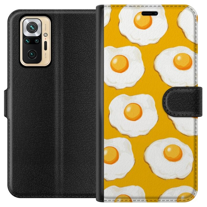 Plånboksfodral till Xiaomi Redmi Note 10 Pro med Stekt ägg motiv i gruppen SMARTPHONE & SURFPLATTOR / Mobilskydd / Xiaomi hos TP E-commerce Nordic AB (A65953)