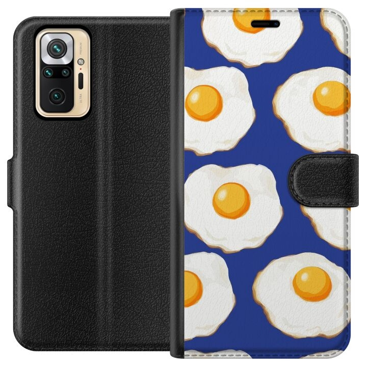Plånboksfodral till Xiaomi Redmi Note 10 Pro med Stekta ägg motiv i gruppen SMARTPHONE & SURFPLATTOR / Mobilskydd / Xiaomi hos TP E-commerce Nordic AB (A65957)